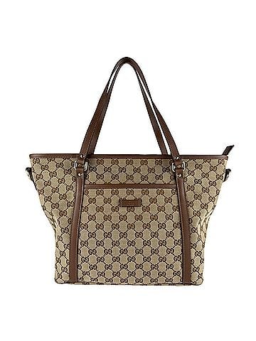 Gucci Gucci GUCCI Shoulder Bag GG Canvas Leather Brown Gold Women's 388929 z10002 (view 1)