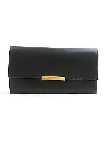 Bottega Veneta Bottega Veneta bi-fold long wallet, leather, black, for men and women, r11220k (view 1)