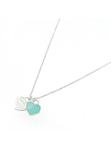 Tiffany & Co. Tiffany & Co. Return to Mini Double Heart Tag Necklace (view 2)
