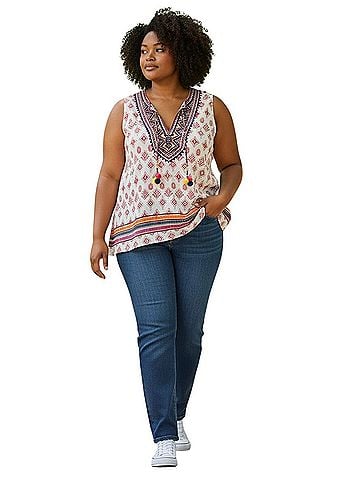 Chelsea & Theodore Boho Sleeveless Blouse (view 1)