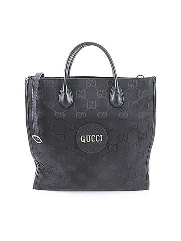 Gucci Gucci Off the Grid GG Nylon 630355 Leather Tote Bag Handbag Black Men's (view 1)
