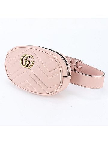 Gucci Gucci GG Marmont Quilted Leather 476434 2-Way Body Bag/Waist Pouch for Women (view 1)