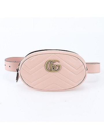 Gucci Gucci GG Marmont Quilted Leather 476434 2-Way Body Bag/Waist Pouch for Women (view 2)