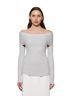 Khaite Silver Pullover Sweater Size M - photo 1
