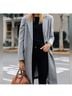 Topshop 49% Acrylic 46% Polyester 5% Wool 6% Viscose 1% Elastane 100% Polyester Gray Coat Size 6 - photo 6