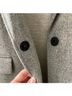 Topshop 49% Acrylic 46% Polyester 5% Wool 6% Viscose 1% Elastane 100% Polyester Gray Coat Size 6 - photo 4