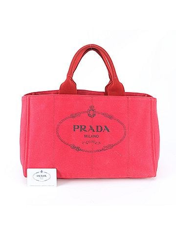 Prada Prada Canapa BN1872 Tote Bag, Handbag, Shoulder with Guarantee Card - Women's (view 1)