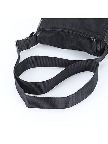 Prada Prada Tessuto Nylon Triangle Logo Leather Shoulder Bag, Crossbody Messenger Bag for Men (view 2)