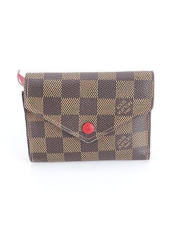 Louis Vuitton Louis Vuitton Damier Portefeuille Victorine N41659 Leather Tri-fold Wallet for Women (view 1)