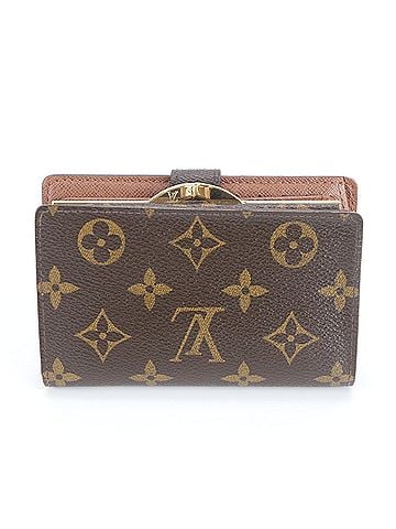 Louis Vuitton Louis Vuitton Monogram Portefeuille Viennois M61674 Leather Bi-fold Wallet for Women (view 2)