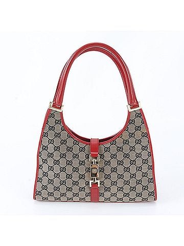 Gucci Gucci Jackie GG Canvas 002 1067 Leather Handbag Tote Bag for Women (view 1)