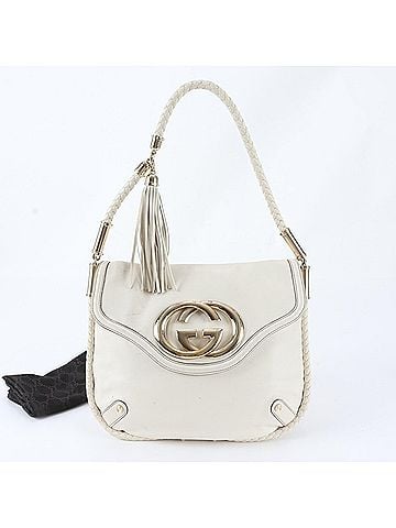 Gucci Gucci Interlocking G Tassel 167732 Leather Shoulder Bag, Handbag for Women (view 1)