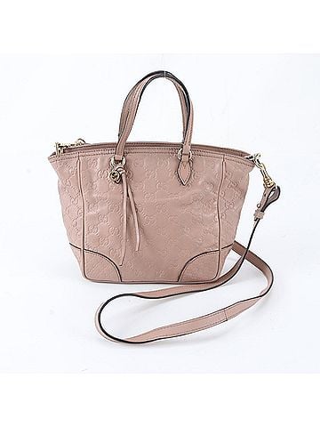 Gucci Gucci Guccissima Bree 353121 Leather 2-Way Shoulder Bag, Crossbody Handbag, Pink, Women's (view 1)