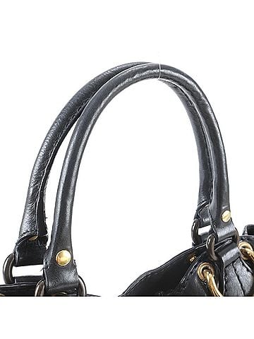 Gucci Gucci Babushka Emblem 207301 Leather Tote Bag Handbag Shoulder Black Women's (view 2)