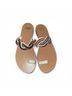 Zoe 100% Calf Leather White Sandals Size EU 41 - photo 7