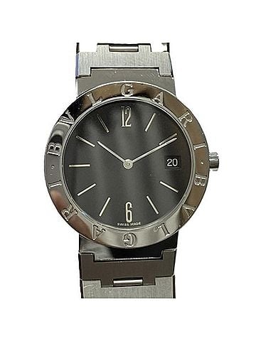 Bvlgari Bvlgari watch, total weight 78.8g, stainless steel, quartz movement, black dial, BB33SSD (view 1)