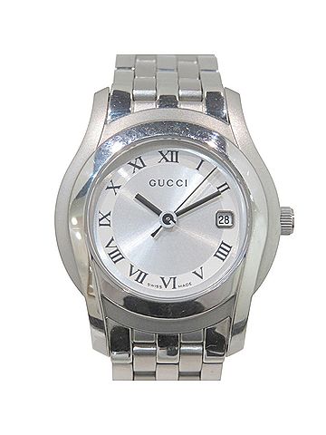 Gucci Gucci Classic G-Class Watch, Total Weight 62g, Stainless Steel, Quartz Movement, Silver Dial, YA055506 5500L (view 1)