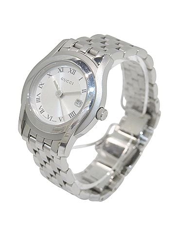 Gucci Gucci Classic G-Class Watch, Total Weight 62g, Stainless Steel, Quartz Movement, Silver Dial, YA055506 5500L (view 2)