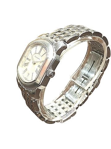 Tiffany & Co. Tiffany & Co. Mark Coupe Date watch, total weight 58.2g, stainless steel, quartz movement, silver dial. (view 2)