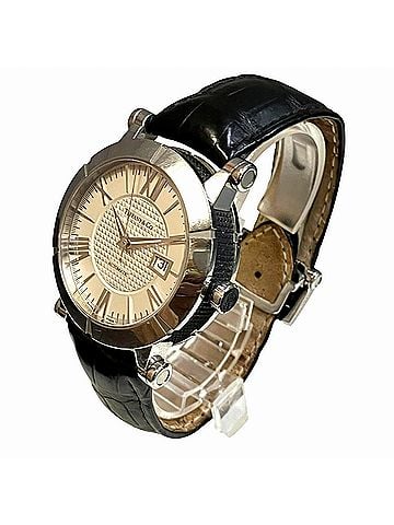 Tiffany & Co. Tiffany & Co. Atlas watch, total weight 107.1g, stainless steel, genuine leather strap, automatic movement, silver dial, Z1000.70.12A10A71A (view 2)