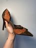 Colin Stuart Brown Green Heels Size 7 1/2 - photo 5