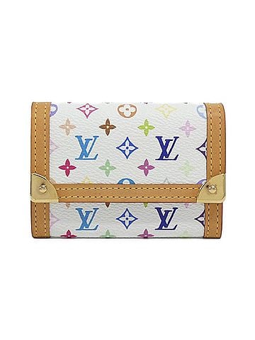 Louis Vuitton Louis Vuitton Multicolor Porte Monnaie Plat M92657 Wallet/Coin Case (view 1)