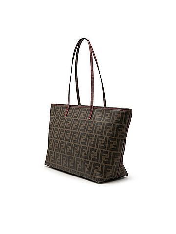 Fendi Fendi Zucca Tote Bag Shoulder 8BH198 Brown Pink Women's FENDI (view 2)