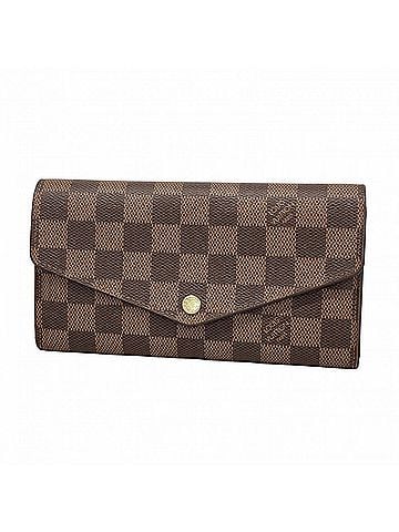 Louis Vuitton Louis Vuitton Damier Portefeuille Sarah Long Wallet N60114 Ebene Rose Ballerine Women's (view 1)
