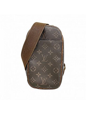 Louis Vuitton Louis Vuitton Monogram Pochette Gange M51870 Brown Men's Bag/Body Bag (view 1)