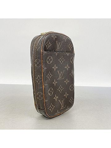Louis Vuitton Louis Vuitton Monogram Pochette Gange M51870 Brown Men's Bag/Body Bag (view 2)