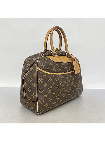 Louis Vuitton Louis Vuitton Monogram Trouville Handbag M42228 Brown Women's (view 2)