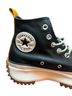 Converse 100% Leather Black Brown Sneakers Size 8 1/2 - photo 5