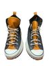 Converse 100% Leather Black Brown Sneakers Size 8 1/2 - photo 9