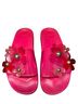 Marc Jacobs 100% Plastic Floral Pink Multi Color Sandals Size 7 - photo 4