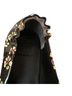 Tory Burch 100% Patent Leather Floral Black Pink Flats Size 5 1/2 - photo 8