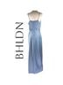 BHLDN 100% Polyester Solid Blue Cocktail Dress Size 4 - photo 7