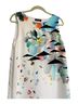 Cop. Copine Print White Black Casual Dress Size 12 - photo 5