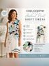 Cop. Copine Print White Black Casual Dress Size 12 - photo 4