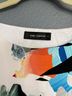 Cop. Copine Print White Black Casual Dress Size 12 - photo 3