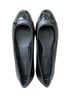 Sarah Flint 100% Leather Black Flats Size EU 38 1/2 - photo 1