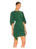 Rhode Solid Green Cocktail Dress Size M - photo 1