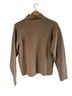Quince 100% Cashmere Solid Stripes Tan Pullover Sweater Size S - photo 2