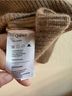 Quince 100% Cashmere Solid Stripes Tan Pullover Sweater Size S - photo 5