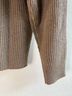 Quince 100% Cashmere Solid Stripes Tan Pullover Sweater Size S - photo 6