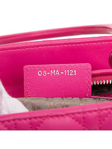 Dior Medium Lambskin Cannage Lady Dior (view 2)