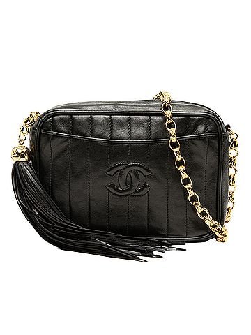 Chanel CC Vertical Quilted Lambskin Tassel Camera Bag (view 1)