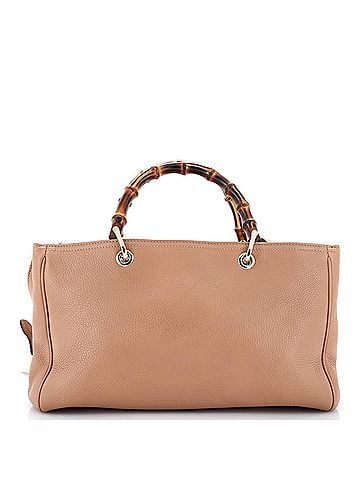 Gucci Bamboo Shopper Tote Leather Medium (view 1)