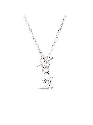 Hermès Kelly Amulette Pendant Necklace Sterling Silver (view 1)