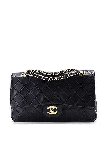 Chanel Vintage Classic Double Flap Bag Quilted Lambskin Medium (view 1)