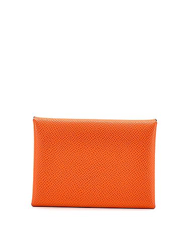 Hermès Calvi Duo Card Holder Epsom (view 1)